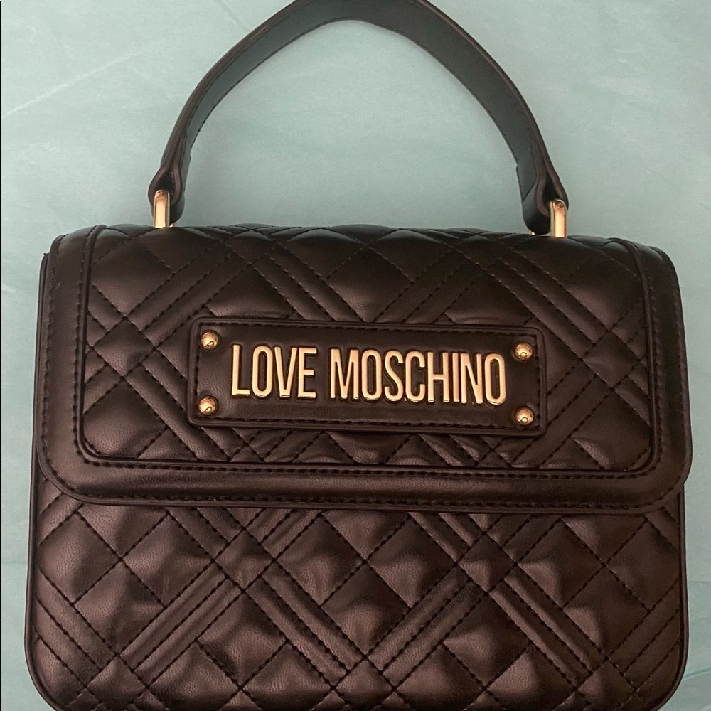 Never Used Black Love Moschino